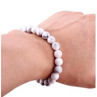 The Great Living Co White Howlite Bracelet